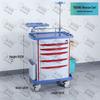 ABS Anesthesia & Infusion Multifunctional Rescue Trolley with Single/Double Door and Five Drawers