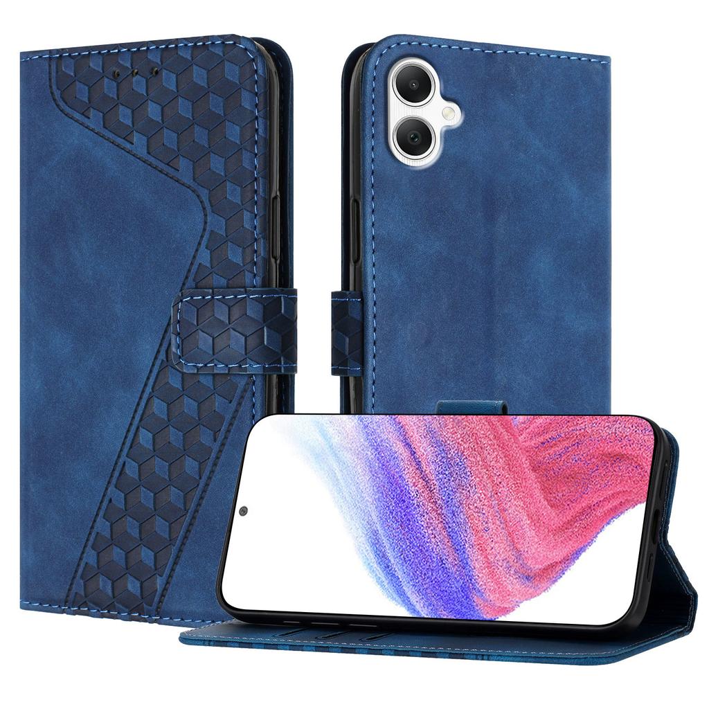 For Samsung Galaxy A06 4G Leather Case 7-Shaped Pattern Wallet Stand Shockproof Phone Cover