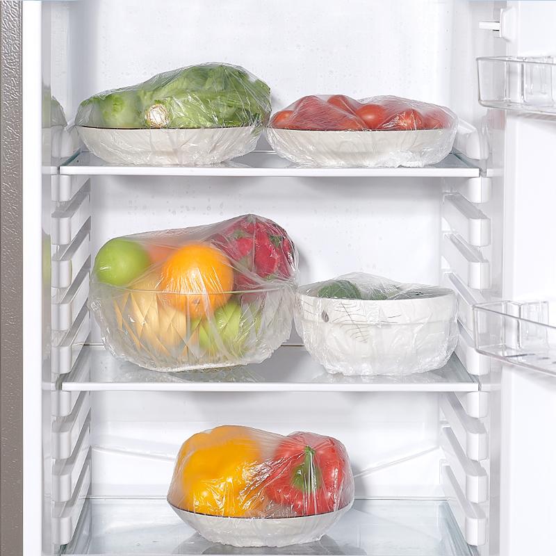 Reusable Disposable Food Cover Plastic Wrap Durable Elastic Food Lids For Bowls Elastic Plate Covers For Kitchen Food Saver Bag