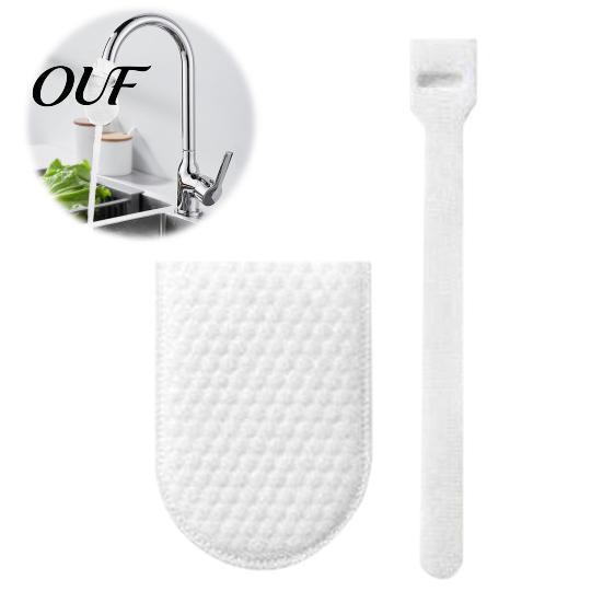 Thickened Polyester Filter Bag 10/20/40/50Pcs Faucet Cotton Bags, High-Density Non-Woven Water Socks Easy Install Attachment for Kitchen Bathroom Tap,