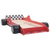 VidaXL Race Car Bed for Children Toddlers Boy Slatted Base Bed Frame Bedroom House Bed 245660