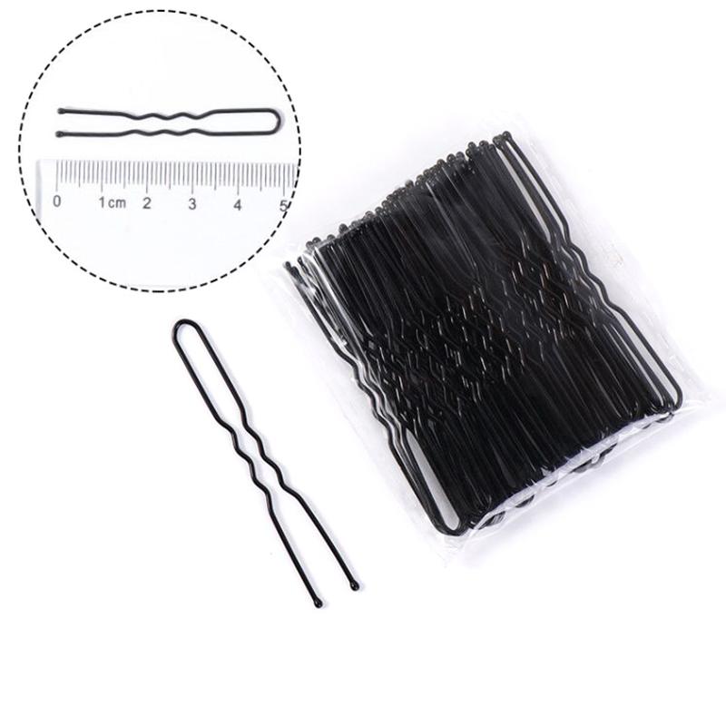 50 шт., женская Золотая заколка для волос, заколка для волос, инструмент для укладки волос, U-образная заколка, заколки для волос для женщин, аксессуары для волос