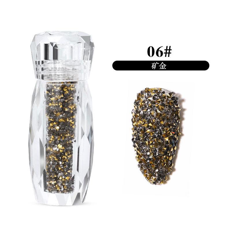 Новые украшения для ногтей Symphony Elf Bead Nail Sticky Diamond, прозрачная бутылка Micro Diamond с микробусинами