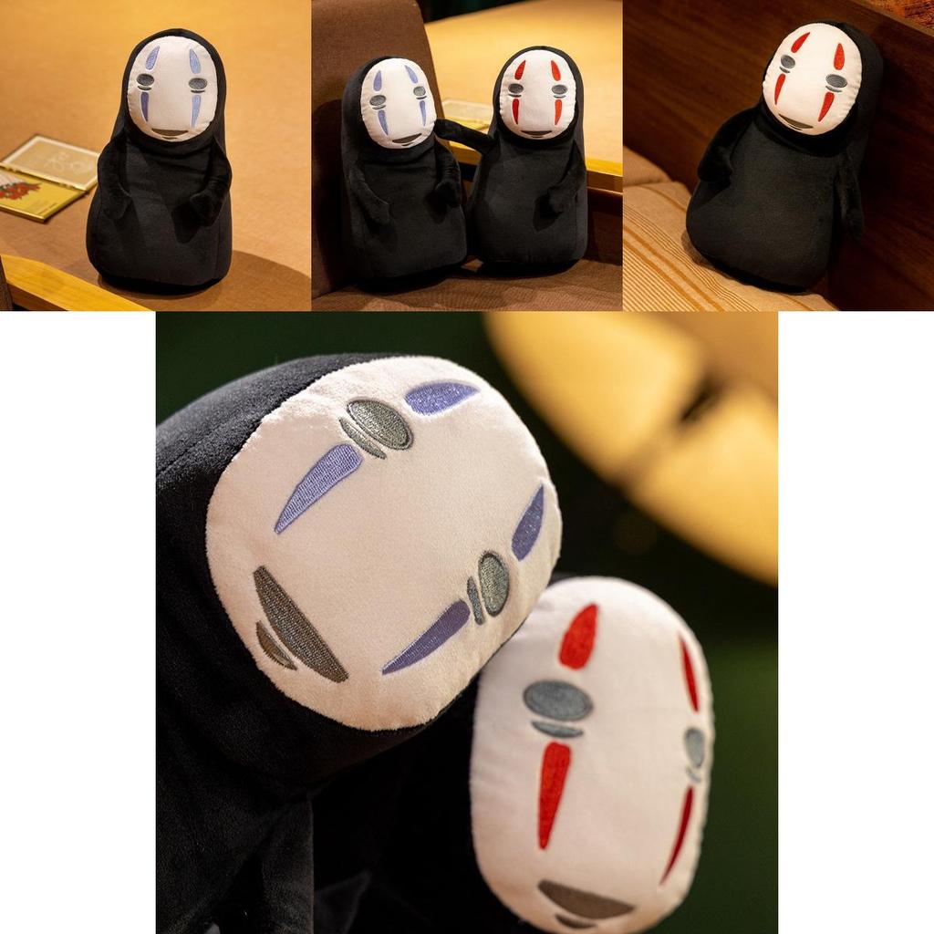 Spirited Away No Face Man Plush Toy With Halloween Decor For Kids And Anime Enthusiasts