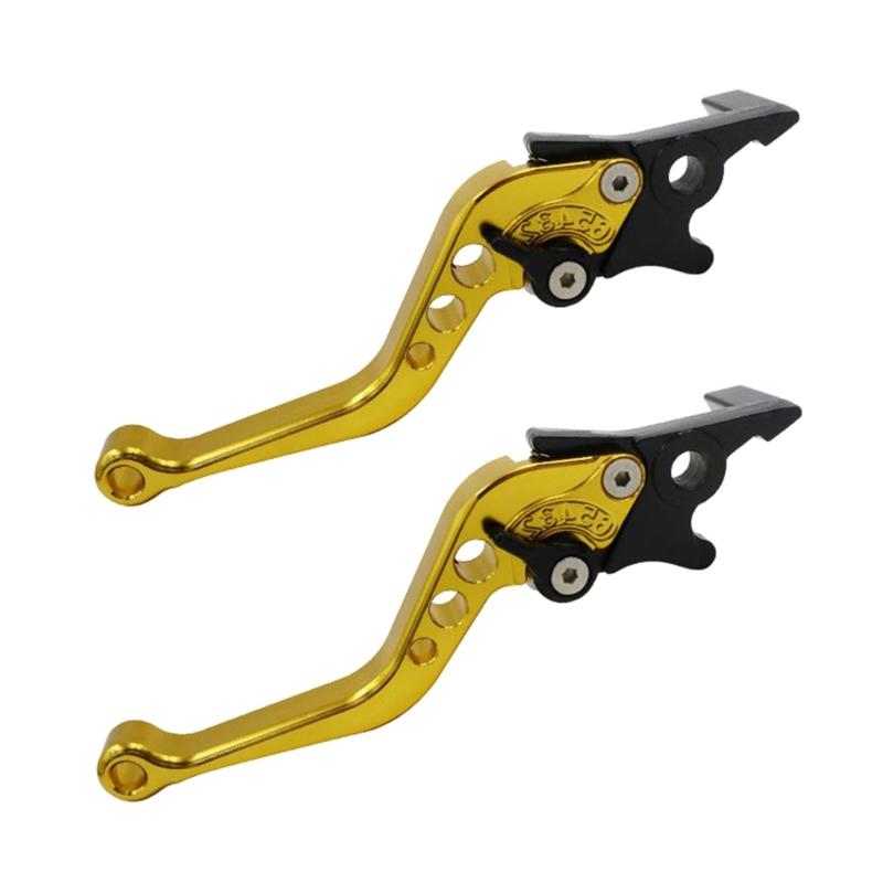 2Pcs Adjustable Double Disc Brake Motorcycle Modification Accessory Double Disc Brake Handle Lever for Scooters Electric