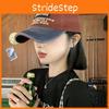 Trendy Color Unisex Block Duckbill Hat With Spacious Brim For Smaller Look Face
