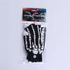 LED Light-Up Knitted Skeleton Gloves - Flashing, Warm, Creative Halloween & Christmas Accessory