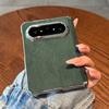 PuraXMax Phone Case Red Premium Feather-Suede Texture Flip Cover With Magnetic Shockproof Design