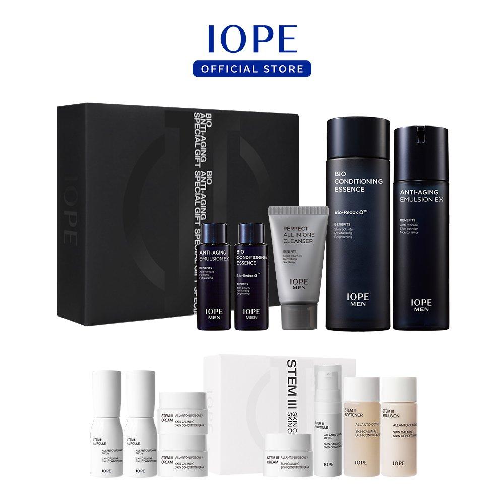 Iope 2 типа мужчин особых (2 набора из 4 типов наборов для опыта Stem 3 + 2 дополнительные ампулы Stem 3 по 10 мл в комплекте)