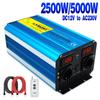 2500/5000Watt 12V/24V To 230V Automotive Inverter for Trucks, RVs, Off-Grid Solar Systems, Cars with 2 AC Outlets,Wireless Remote Controls