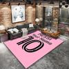 Messi Fan Artwork Custom Name Carpet Rug For Living Room Bedroom Home Sofa Decoration Kids Play Nonslip Floor Mat