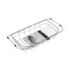 Dish Drainer, Wide, Sliding Type, Stainless Steel, for Sinks, At Aqua, HB-6590