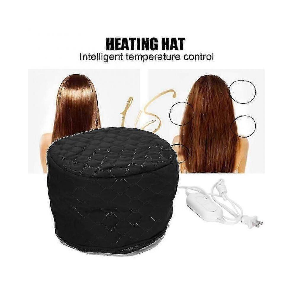 Hair Steamer Heat Cap for Deep Conditioning, Heating Thermal Steamer Cap for Natural Hair, Portable Electric Heat Hair Spa Cap for Home Use