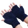 Autumn Elastic Stretch Fingerless Mittens Imitation Mink Hair Half Finger Gloves Plush Knitted