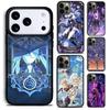 Чехол для телефона с принтом Genshin Impact для iPhone 17 16 15 Pro Max Air 14 13 12 11 Plus Ударопрочный чехол