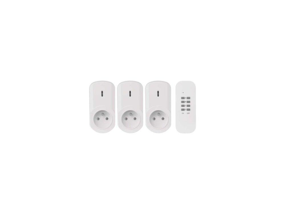 Emos P0070 Remote Controlled Sockets Set White 1 Pc