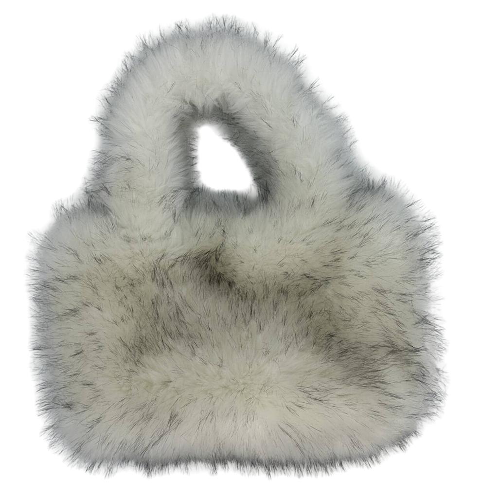 Зимние новые модные мягкие плюшевые женские сумки большой емкости темперамент меховая женская большая сумка тоут европейские и американские ретро женские сумки через плечо