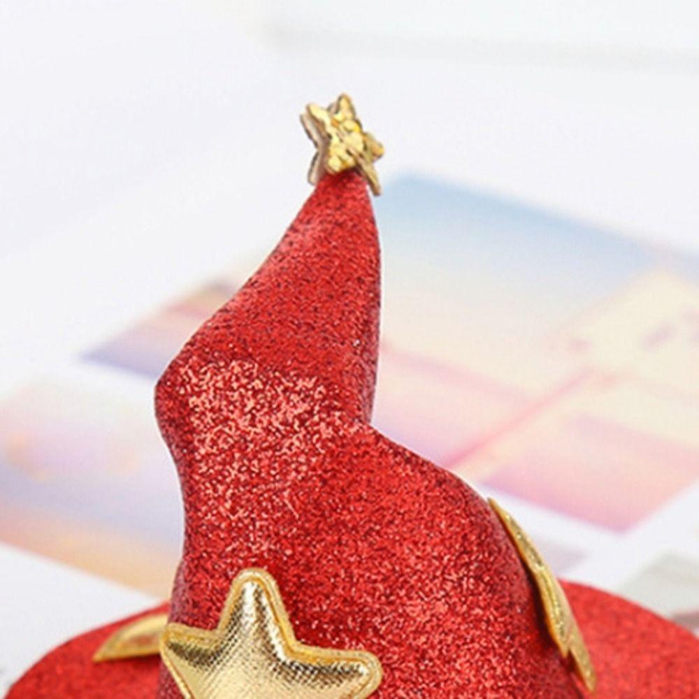 Волшебная шляпа, ведьмина шляпа, заколки для волос, милая ведьмина шляпа, заколка для волос, домашнее животное, Хэллоуин, аксессуары для волос, костюм