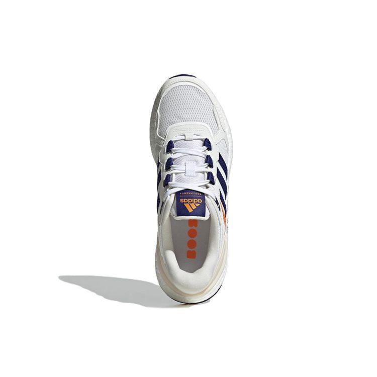 adidas Оборудование Удобная Ткань Прочные Низкие Повседневные Кроссовки для Бега Унисекс Кроссовки Белый Синий HR2037