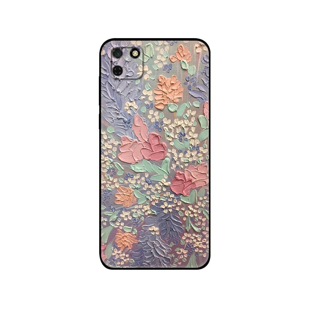 Чехол для Huawei Y5P 5,45 дюйма; Мягкий силиконовый чехол из ТПУ для телефона Huawei y5p 2020 y 5 p y5 p, задний бампер huaweiy5p, черный чехол из ТПУ