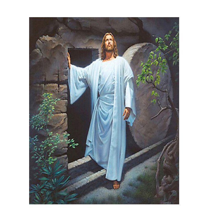 5D Diy Алмазная вышивка Иисус Rhinestone Kit Алмазная картина Религиозные фигурки Мозаика Подарок ручной работы 40*50 см