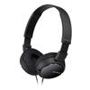 Sony Headphones MDR-ZX110: Closed-Back Foldable, Black MDR-ZX110 B (1 count)
