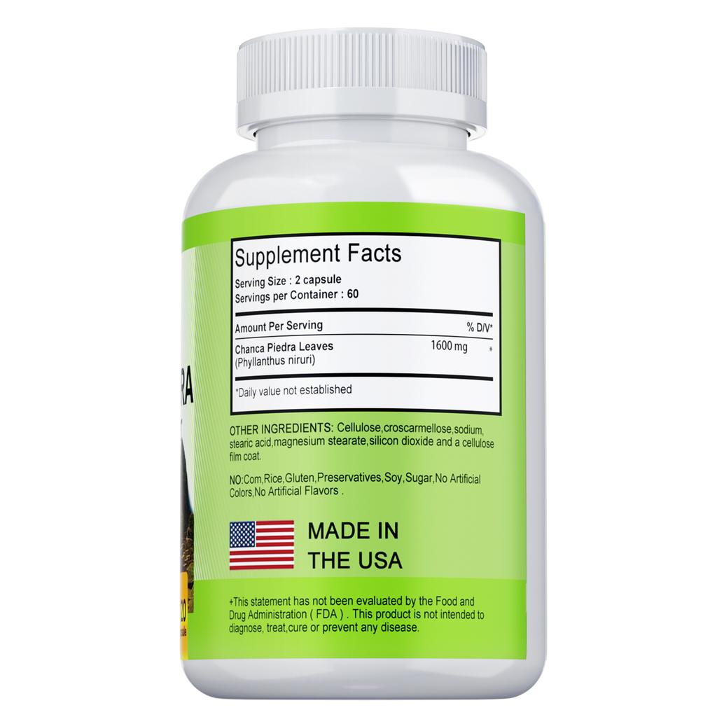 Pslalae Chanca Piedra Capsules 1600 mg - Liver Health