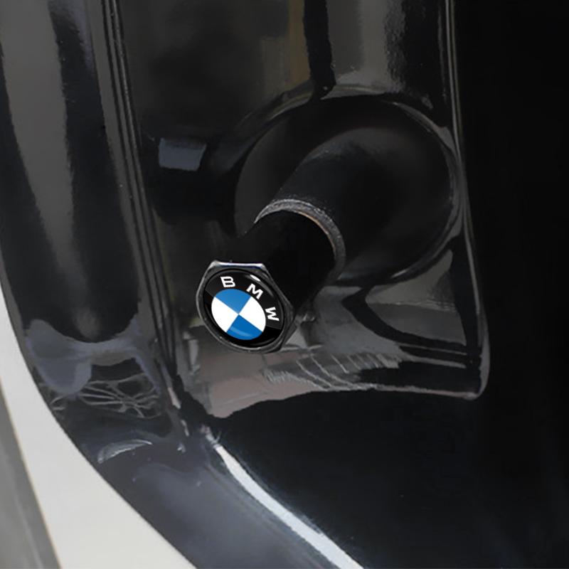 4Pcs Car Wheel Tire Metal Valve Stem Cover Dustproof Cap Accessories For BMW E90 E34 E36 E39 E53 E60 F10 F30 F15 G05 F16 G06 G07 X1 X5 X3 X6 M3 M5 M6