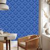 Wallpaper Geometric rhombuses blue, mountain blue 50x1000