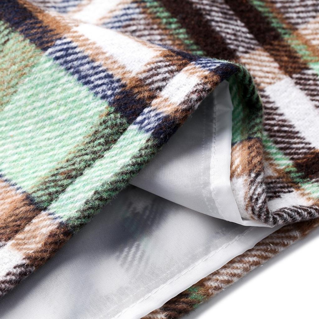 Women's, High Waisted, Plaid Skirt, Tight Fitting, Pencil, Wool, Mini Skirt