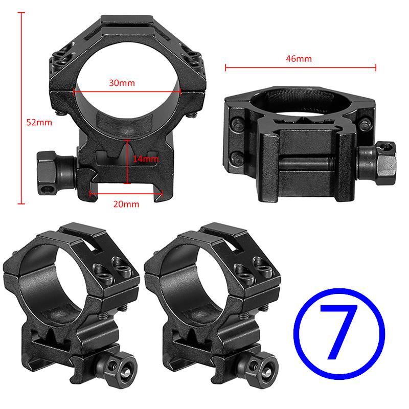 Кольца для охотничьего крепления, диаметр 25,4 мм/30 мм, двойные кольца, рейка, высококачественное крепление