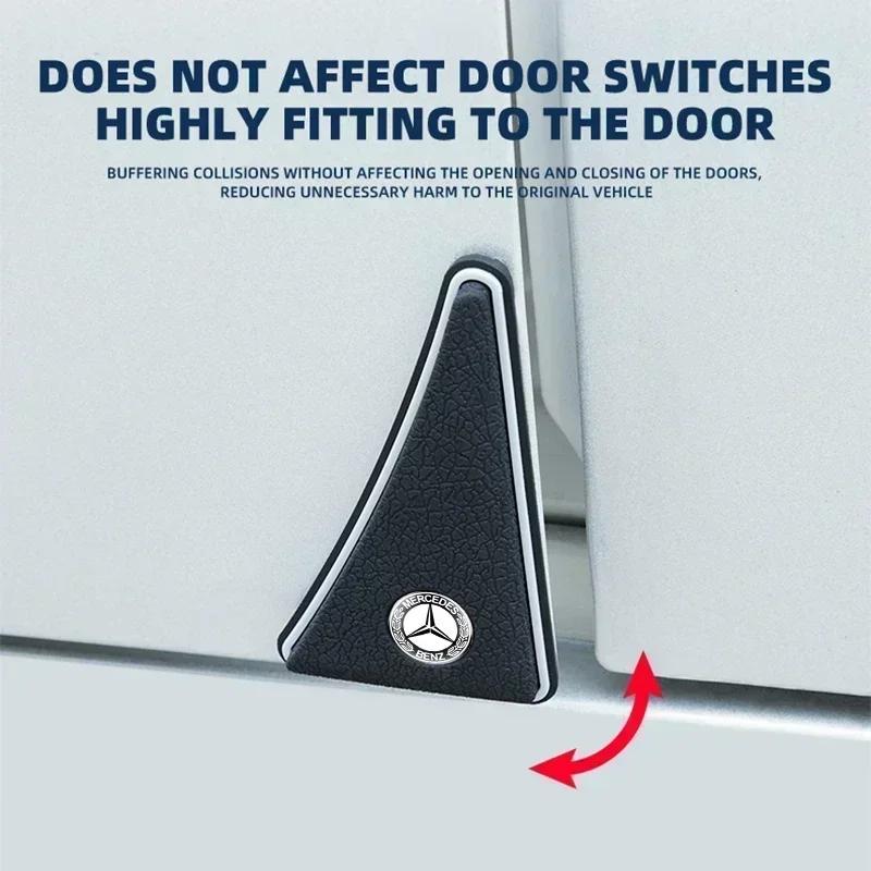 2Pcs Car Door Protector Anti-collision Strip Sticker Corner Cover Accessories for Mercedes Benz W211 W204 W210 W203 CLA GLA LC0