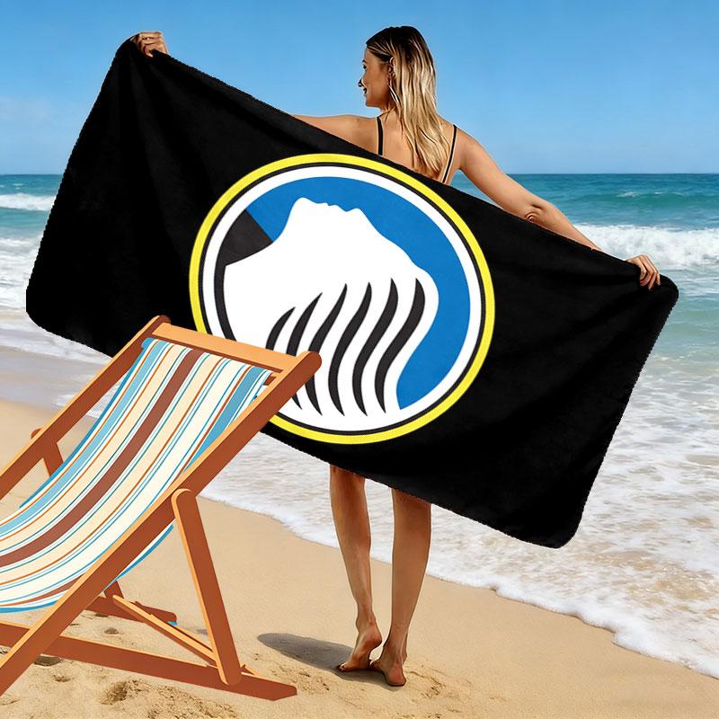 Atalanta Football Pride Print Beach Towel, Large Soft Quick Dry Towel for Beach Camping Swimming