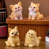 Mini Resin Dog Statue Model Micro Landscape Decoration For Car Home Desktop Ornaments