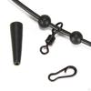 Fishing Rig Tube Carp Helicopter Hair Sleeves Hose Swivel Clips Kits