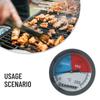BBQ Grill Thermometer Edelstahl Analog Gasgrill Smoker-Grill Temperature Gauge 0-250℃ Oven Temp Gauge Kitchen Tools