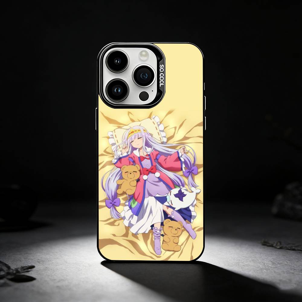 S-Сонный демон C-Замок Чехол для телефона Для iPhone 17,16,15,14,13,12,11 Plus,Pro Max,XS,Цветной серебристый чехол для телефона