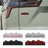 Металлический автомобильный значок-наклейка High Country - Подходит для Chevrolet, Jeep, Dodge и Ford