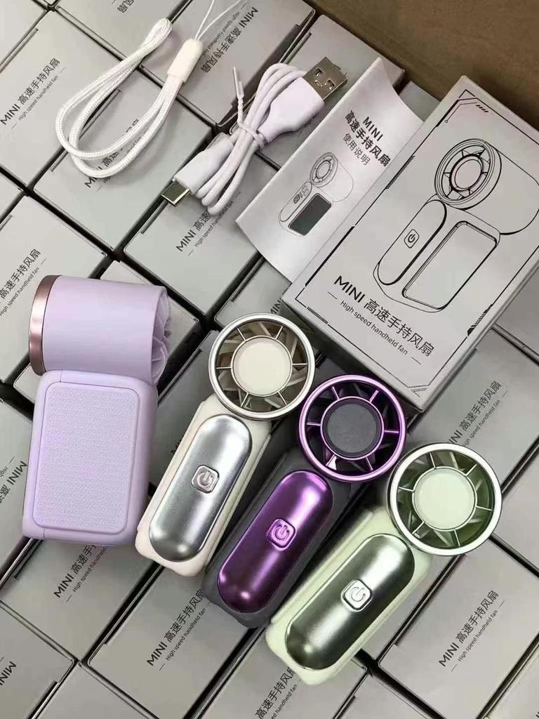 Высокоскоростной мини-портативный USB-вентилятор X688 - Карманный турбинный ручной вентилятор для улицы