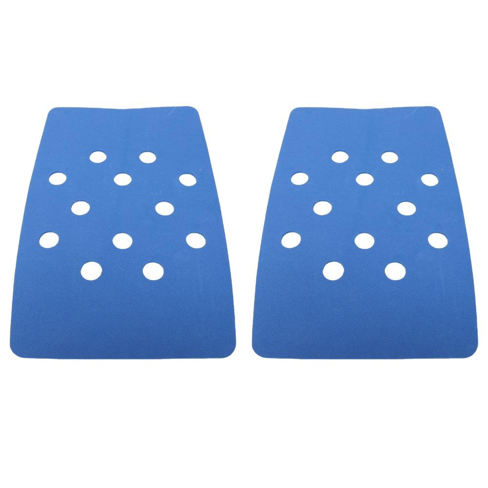 2PCS Non Slip Shower Bench Cushion Blue Shower Stool Cushion Shower Chair Pad Shower Chair