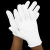 6 Pairs White Gloves Cotton Soft Thin Coin Jewelry Silver Inspection Work Gloves