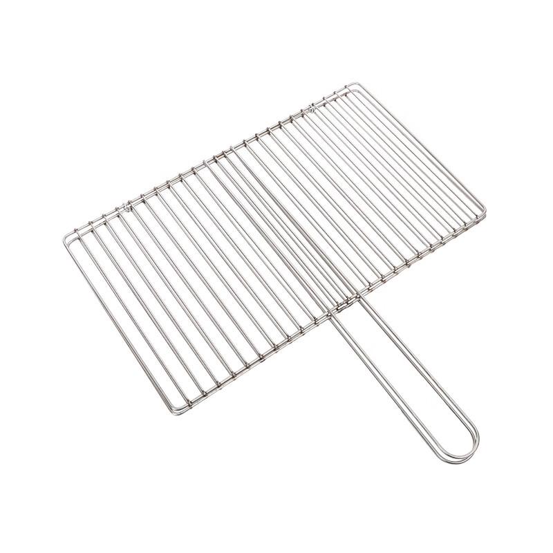 SMVP Portable Stainless Steel Fish Grill Basket