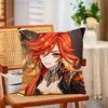 Чехол для декоративной подушки Genshin Impact Мавуика Для 45x45см55x55см30x30см Для домашнего декора спальни и Защиты
