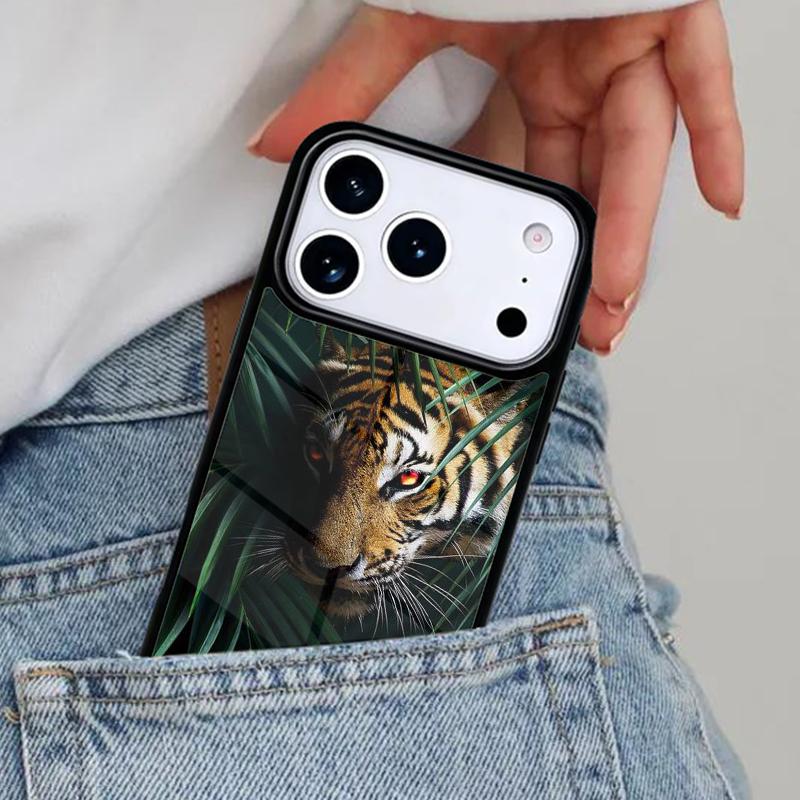 Роскошный чехол для телефона с принтом тигра и леопарда для iPhone 17 Pro Max 12 13 14 15 16e 17 Pro Max Plus Air Cover