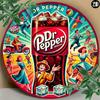 Винтажная металлическая жестяная вывеска Dr Pepper 8x8 дюймов Ретро Настенное искусство для Домашнего Бара Кухни Сада Офиса Декор Прочный Коллекционный Подарок