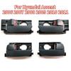 1Pcs Interior Door Handle Inner Door Open Handles Black For Hyundai Accent 2006 2007 2008 2009 2010 2011 Car Accesories