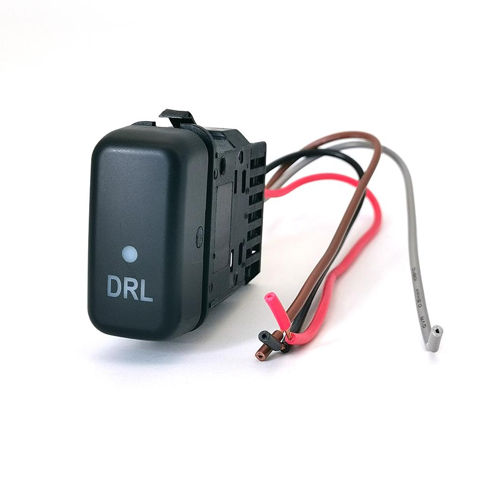 1PC Car LED Light Fog Light DRL Power Switch Button with Wire for Mitsubishi Fuso