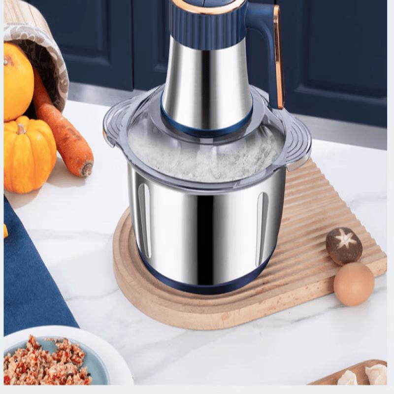 ZISIZ 2L Glass Multifunctional Food Processor & Meat Grinder