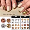 Nail Art Ultra Thin Gold Silver Tin Foil 12 Grid Nail Art Gold Silver Foil Color Tin Foil Set