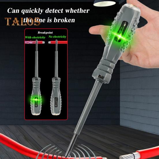 2 шт. Магнитная отвертка с высоким крутящим моментом, детектор электричества, компактный дизайн, портативный нескользящий тестер напряжения, набор отверток